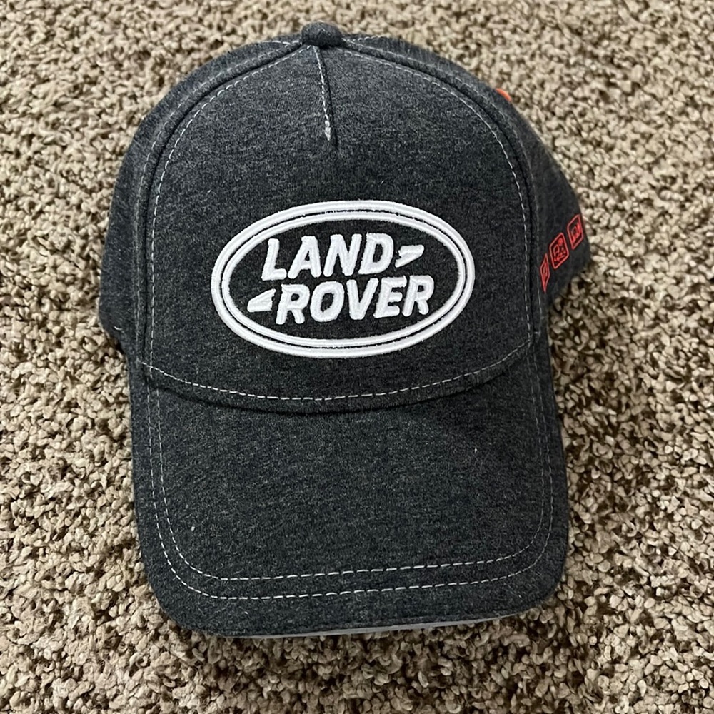 Gray Land Rover Cap